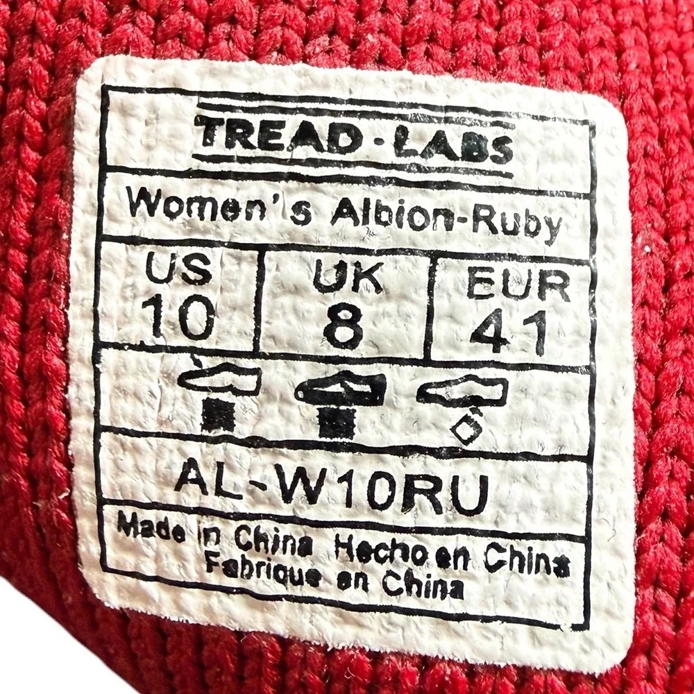 Tread Labs Albion‎ Red Sport Sandal Arch Support Women 10 Outdoor Adjustable
